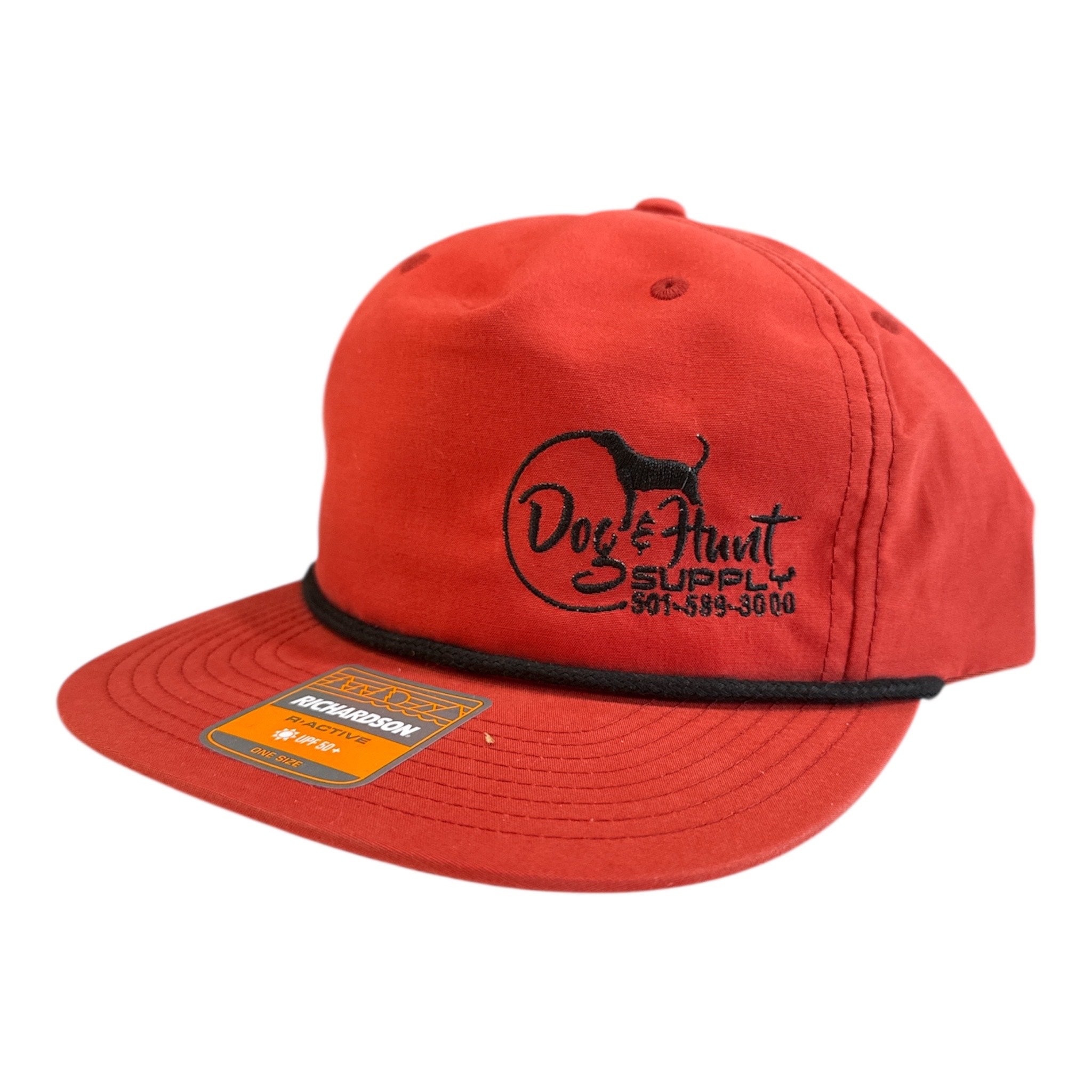 Dog and Hunt Dark Orange Rope Hat