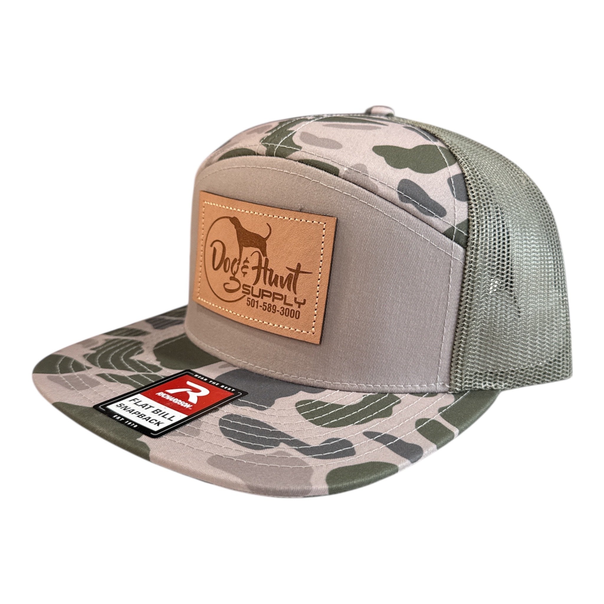 Dog and Hunt Green Duck Camo 5 Panel w/ Patch