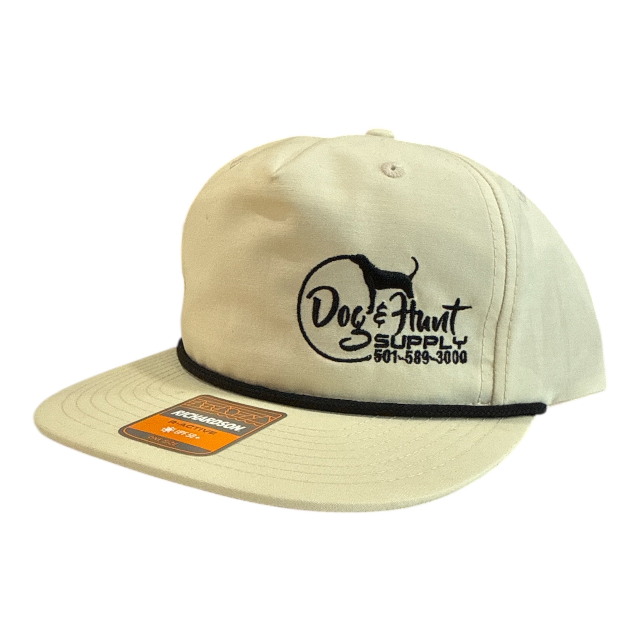 Dog and Hunt Cream Rope Hat
