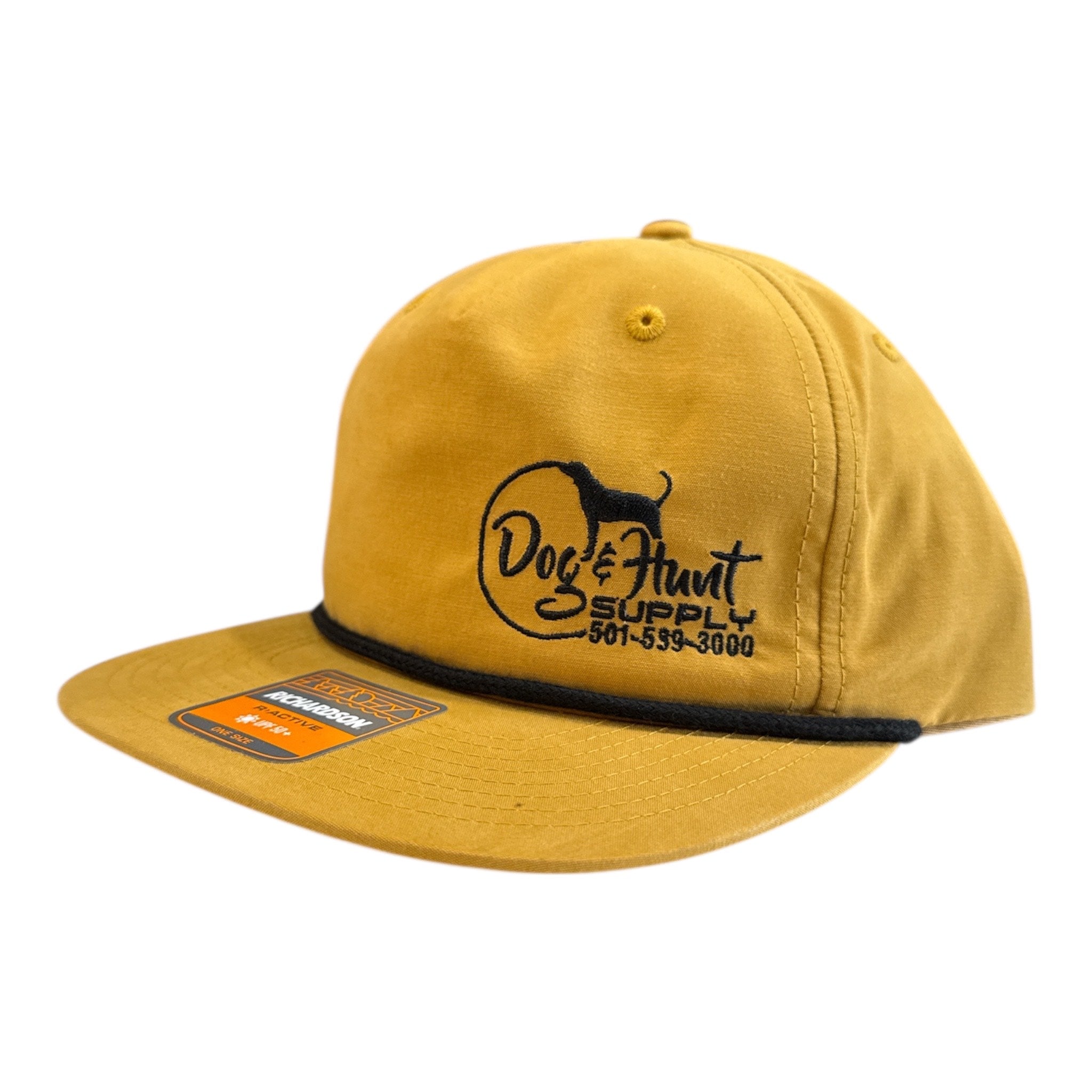 Dog and Hunt Mustard Yellow Rope Hat