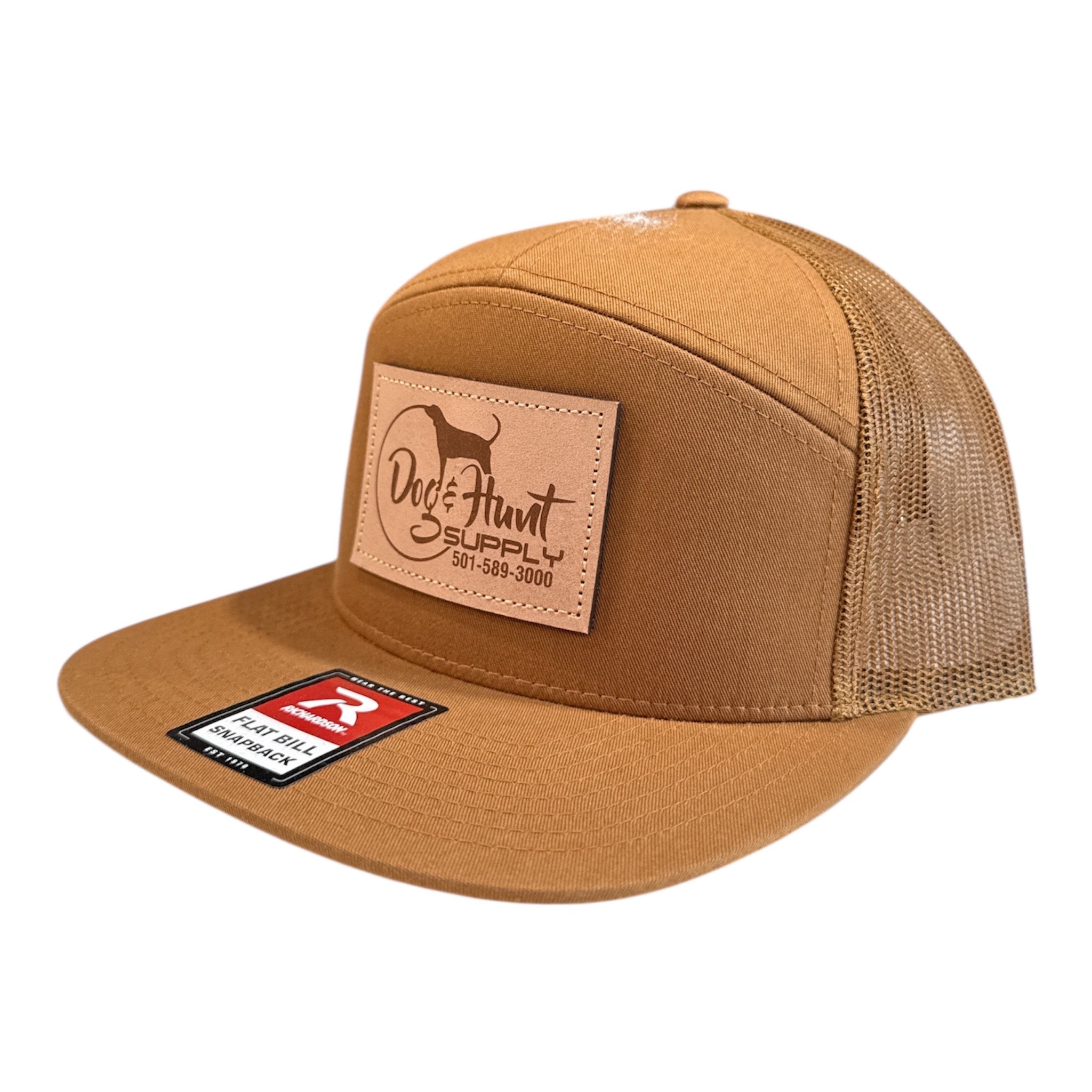 Dog and Hunt 5 Panel Mustard Yellow Patch Hat