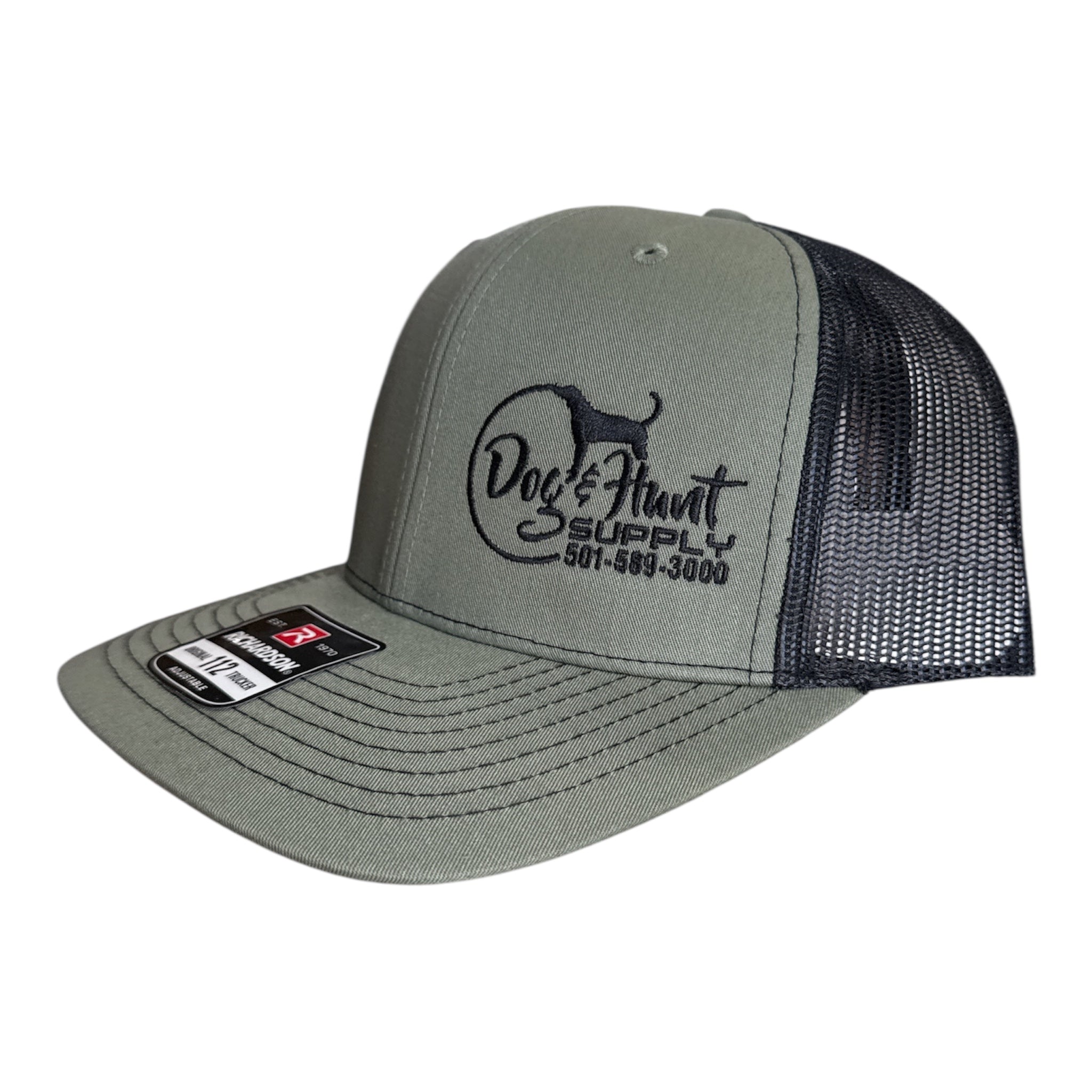 Dog and Hunt Olive Green w/ Black Mesh Hat