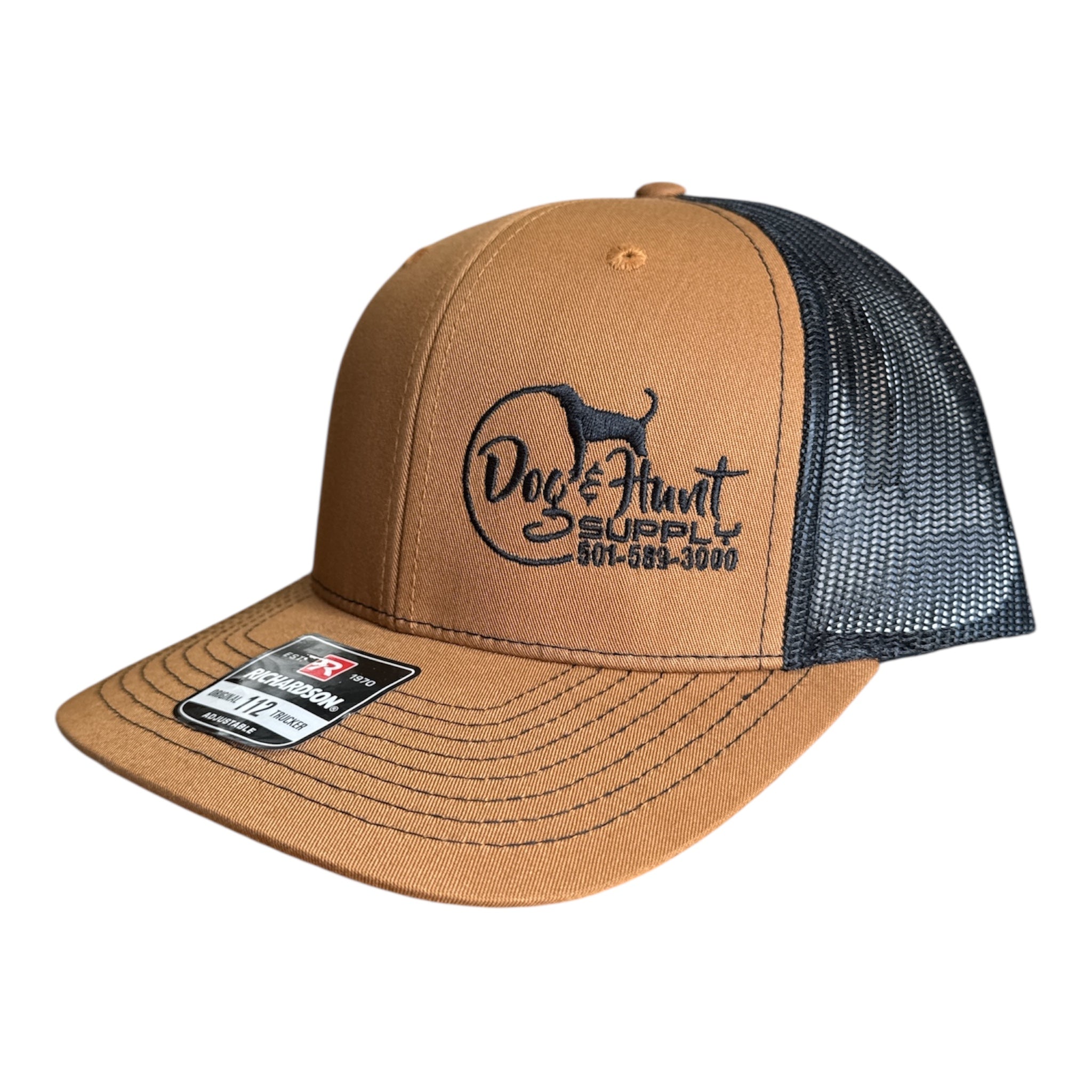 Dog and Hunt Dark Brown w/ Black Mesh Hat