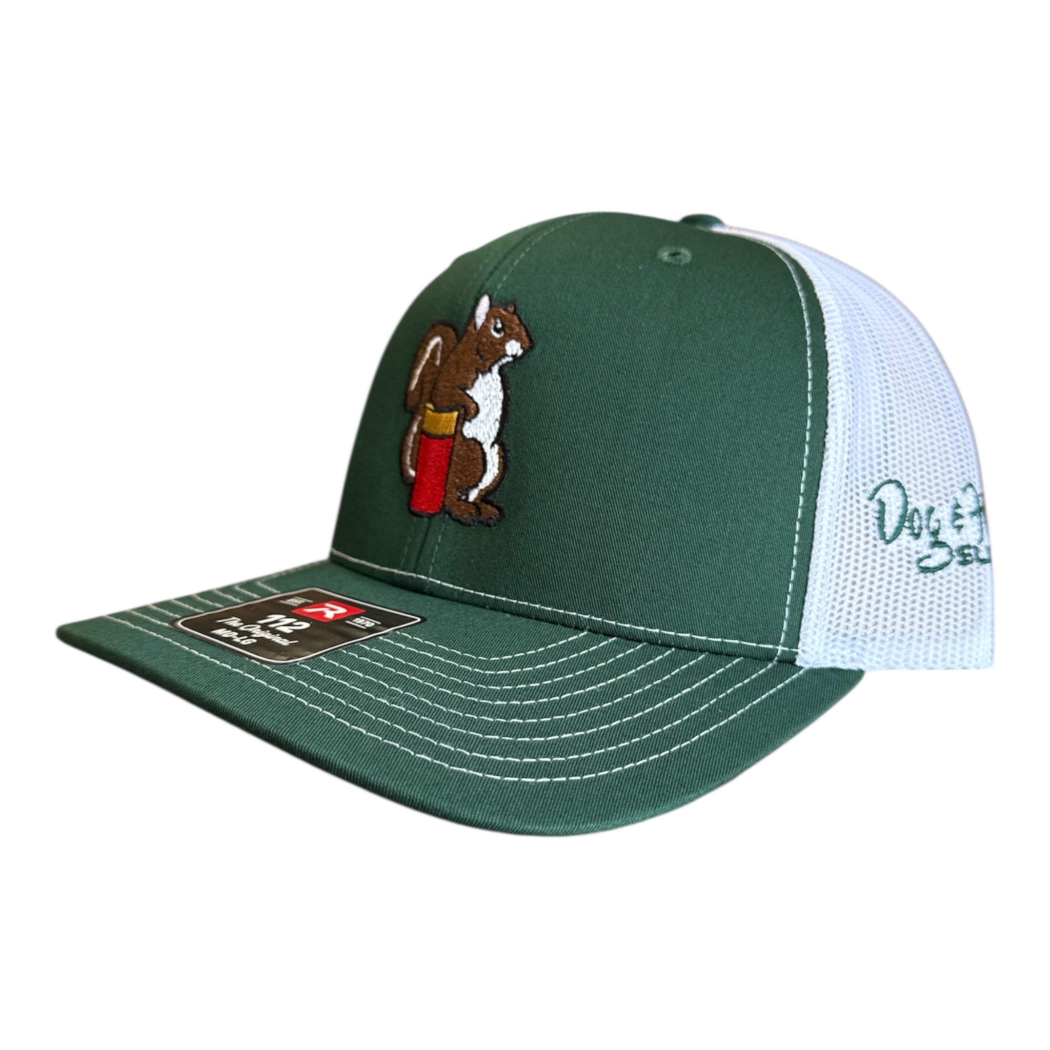 Dog and Hunt Squirrel Hunter Green w/ White Mesh