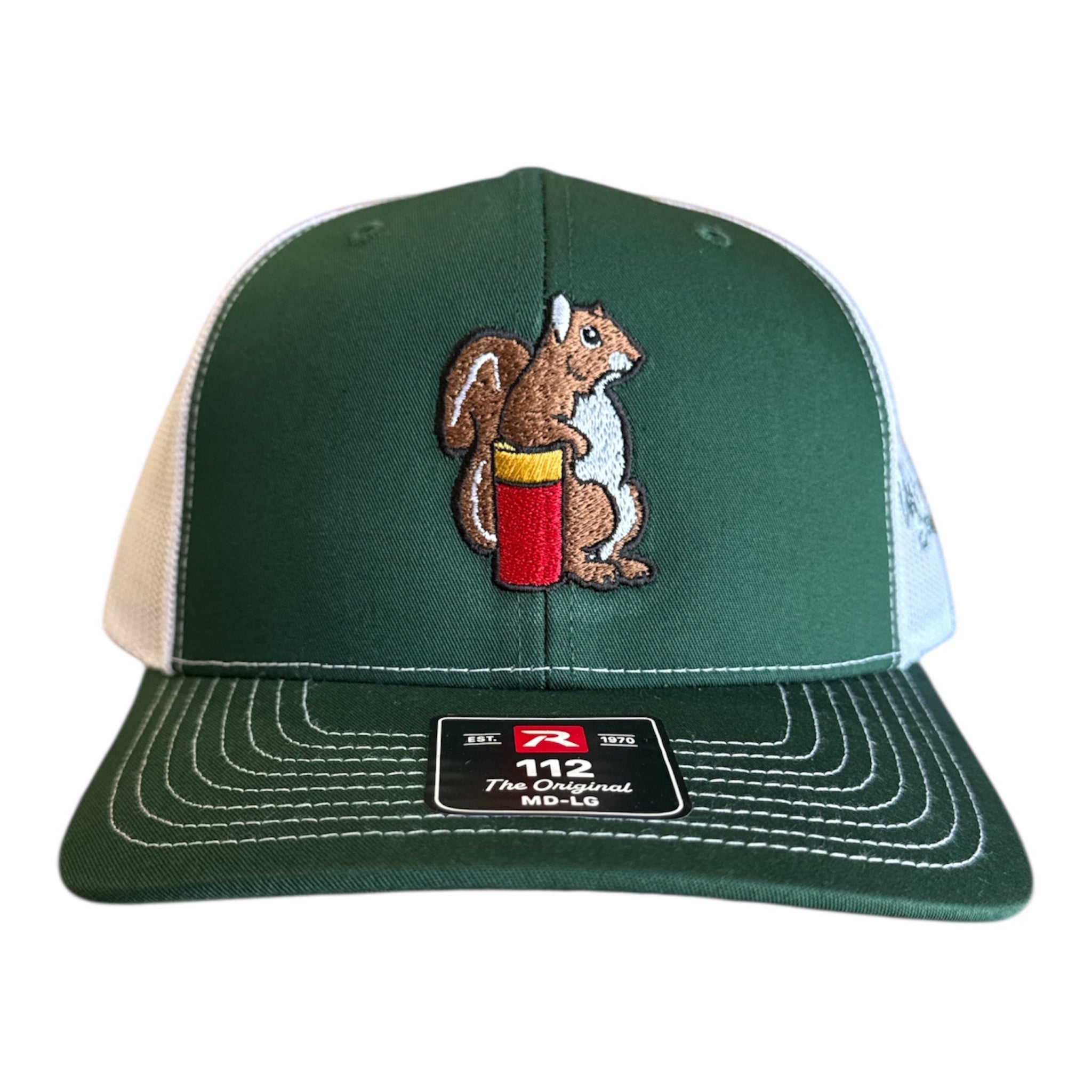 Dog and Hunt Squirrel Hunter Green w/ White Mesh