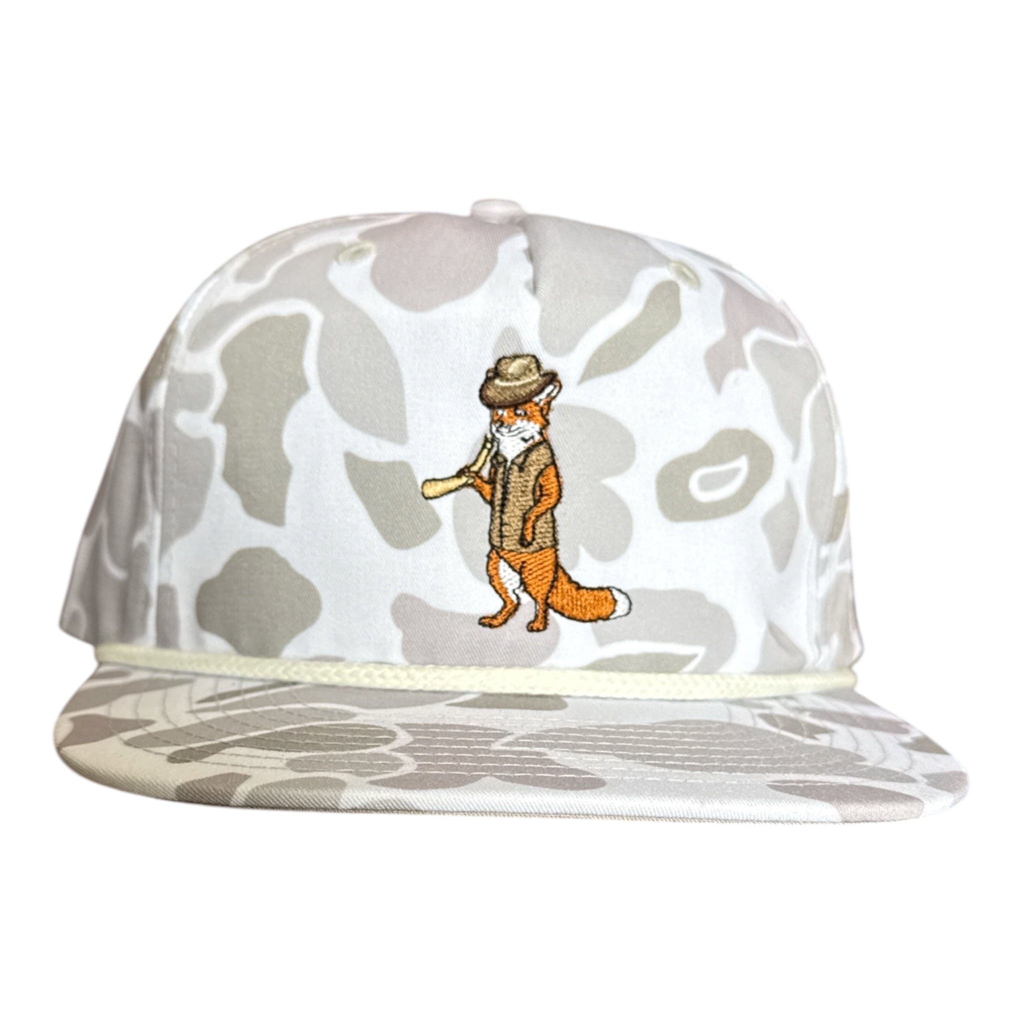 Dog and Hunt Fox Hunter White Duck Camo Rope Hat
