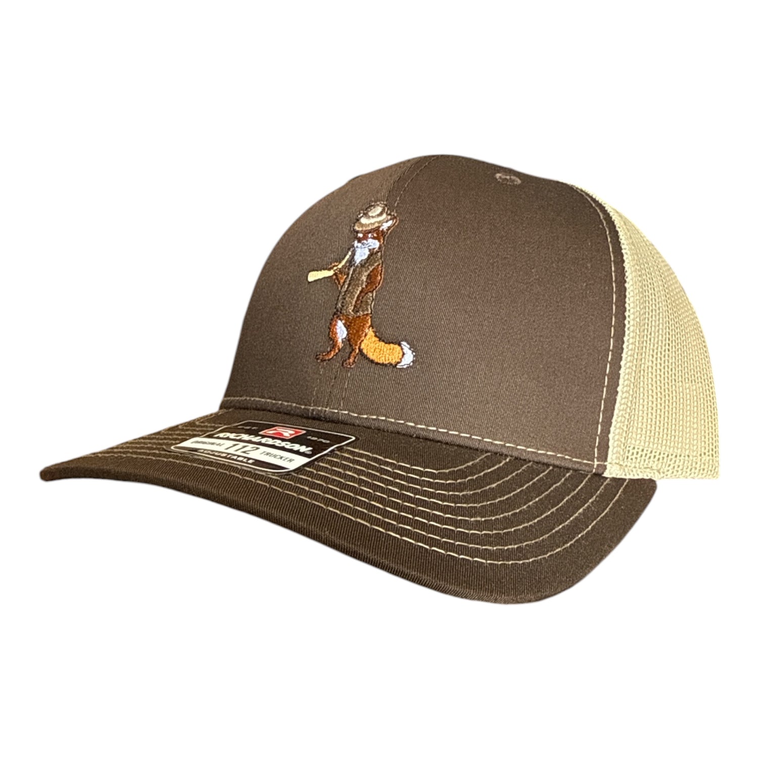 Dog and Hunt Fox Hunter Brown w/ Tan Mesh Hat