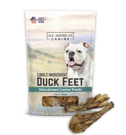 All American Canine - Dehydrated Duck Feet