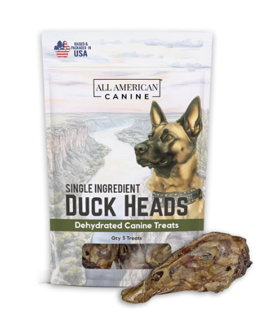 All American Canine - Dehydrated Duck Head