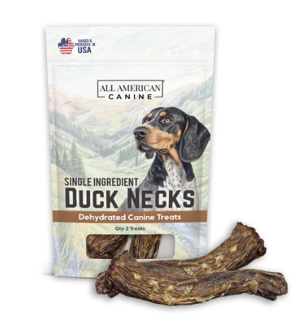 All American Canine - Dehydrated Duck Neck
