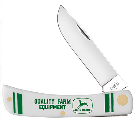 Case 15789 - John Deere White Synthetic Smooth Sod Buster Jr