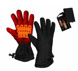 WFS Heated Fleece Wind Block Gloves