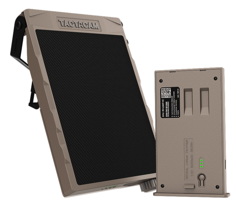 Tactacam Solar Panel & Lithium Cartridge Bundle