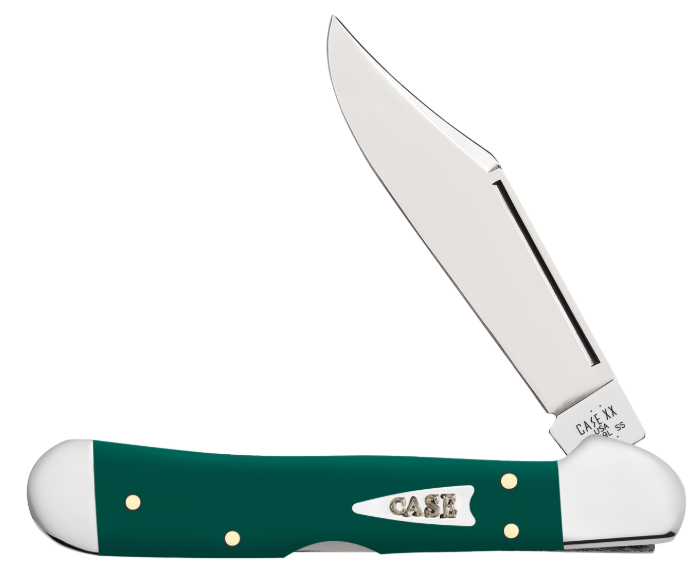 Case 64534 - Spruce Green Synthetic Smooth Mini CopperLock