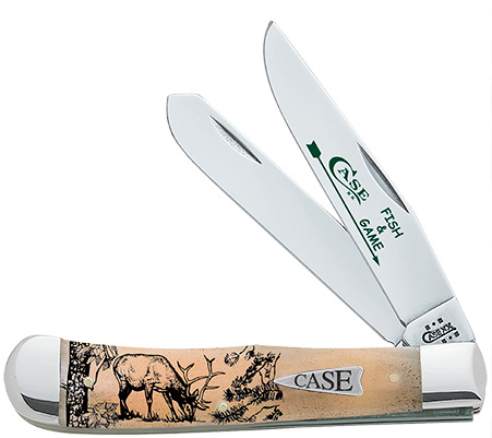Case 22457 - Fish & Game Natural Bone Trapper Elk