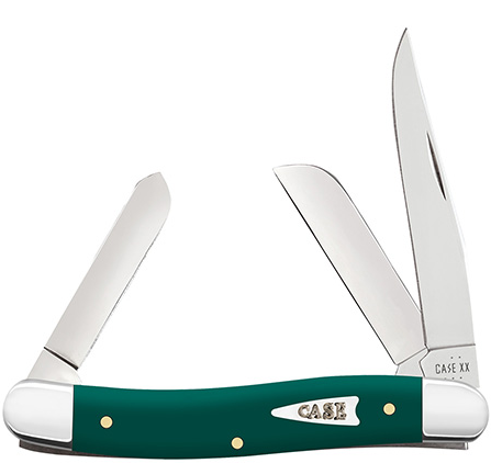 Case 64535 - Spruce Green Synthetic Smooth Medium Stockman