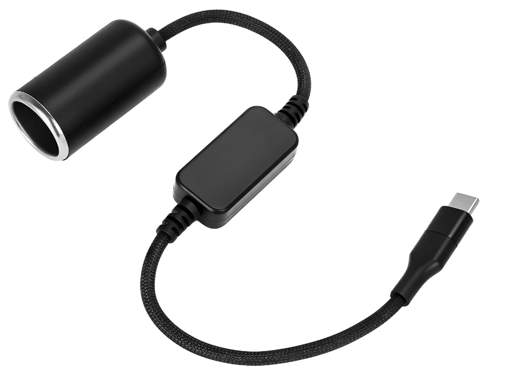 USB-C to Cigarette Lighter Converter