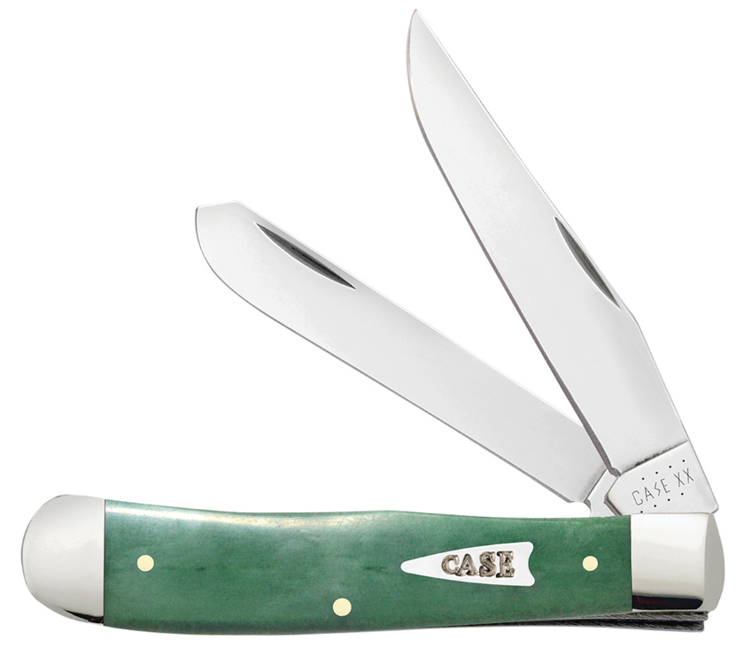 Case 22859 - Emerald Green Bone Smooth Trapper
