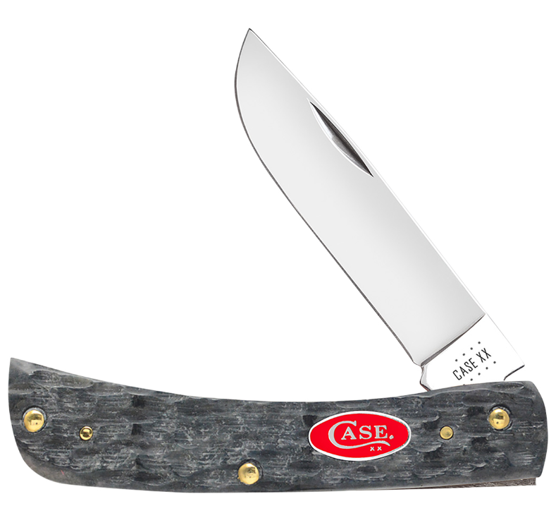 Case 39975 - Gray Peach Seed Jig Bone Sod Buster JR