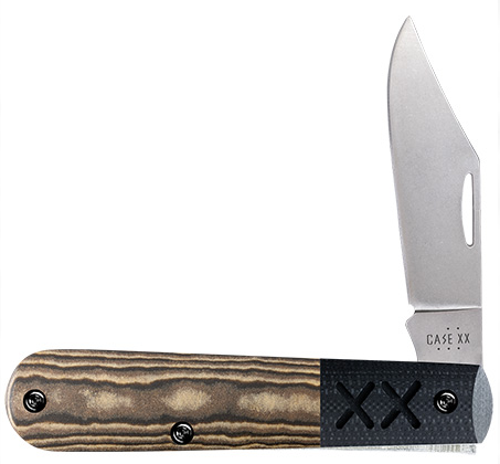 Case 53161 - Black & Tan Richlite w/ Black G-10 Smooth Barlow