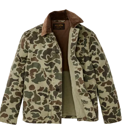 Filson Canvas Outfitter Jacket : Tundra Shrub Camo