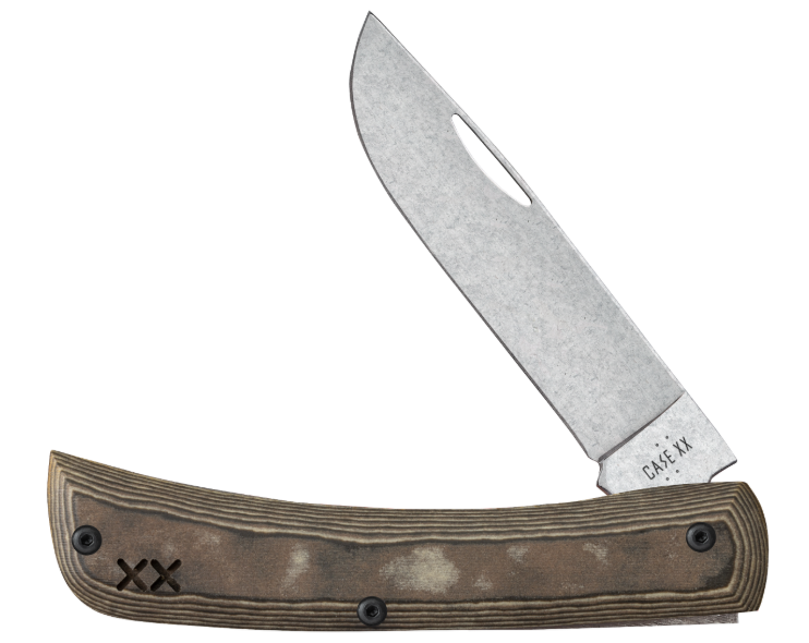 Case 66388 - Black/Tan Richlite w/ Black G-10 Smooth XR Sod Buster JR