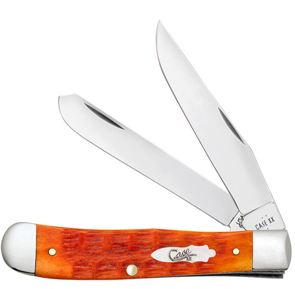 Case 57530 - Tequila Sunrise Bone Crandall Jig Trapper