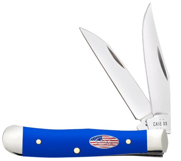 Case 16401 - Royal Blue Synthetic Smooth Tiny Trapper