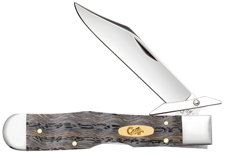 Case 14013 - Black Curly Oak Wood Smooth Cheetah Cub