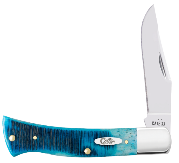 Case 25580 - Caribbean Blue Bone Sawcut Jig Case Axe Handle