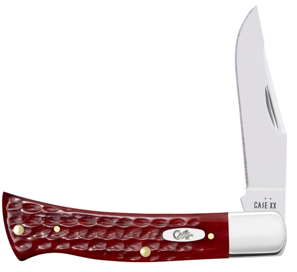 Case 10299 - Pocket Worn Old Red Bone Corn Cob Jig Axe Handle