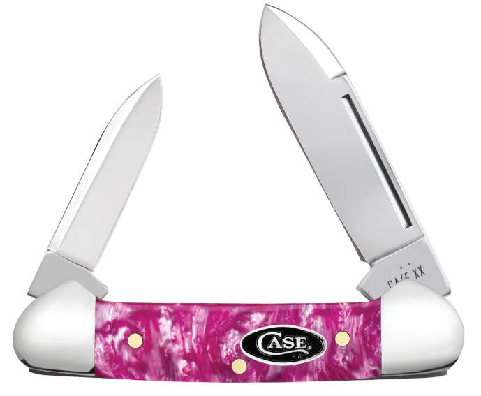 Case 16164 - Pink Crackle Kirinite Smooth Baby Butterbean