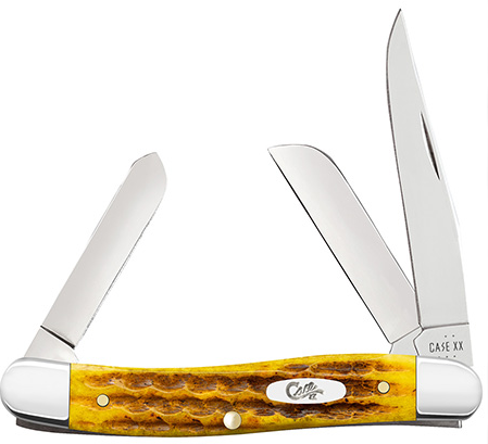 Case 32272 - Honeycomb Bone Heritage Jig Medium Stockman