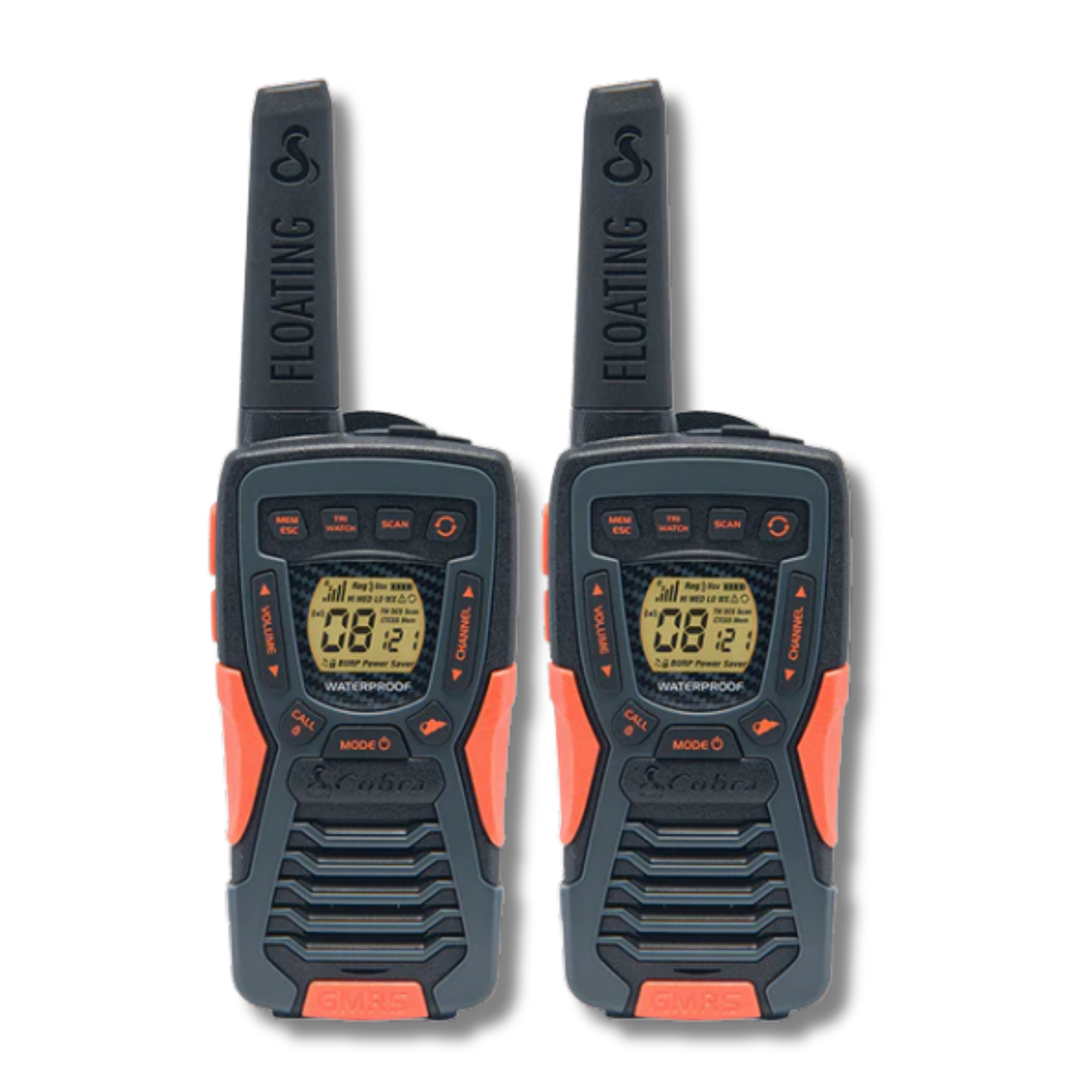 Cobra ACXT1035R Floating Walkie Talkies - 2 Pack