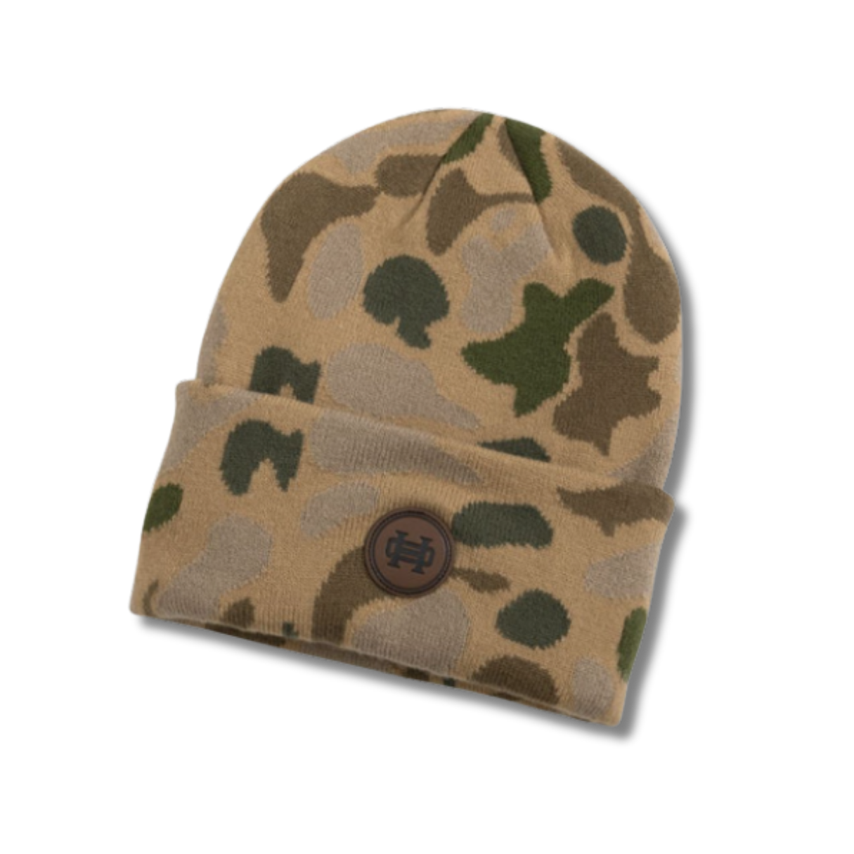 Heybo Leather Patch Beanie