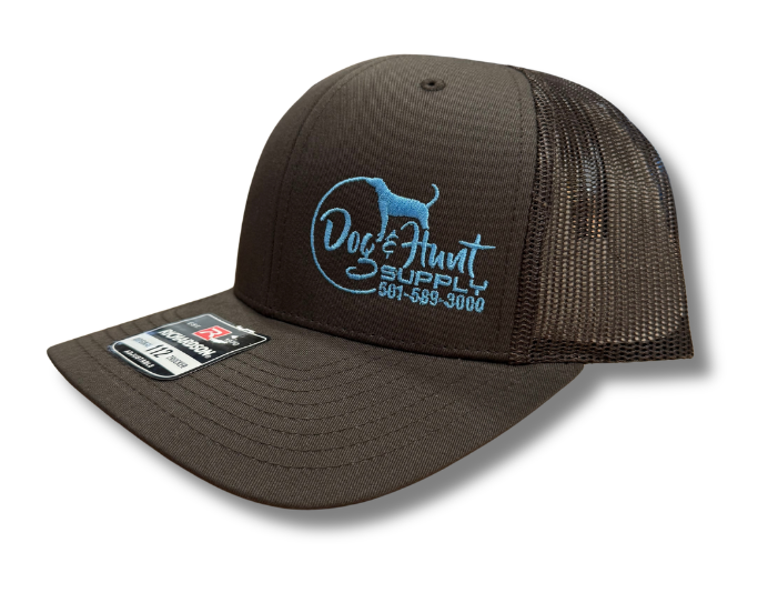 Dog and Hunt Brown w/ Blue Logo