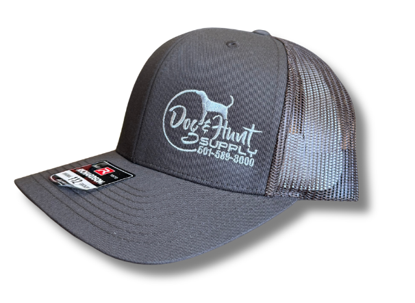 Dog and Hunt Dark Brown w/ White Logo