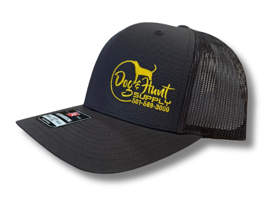 Dog and Hunt Dark Brown w/ Brown Mesh Yellow Logo