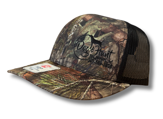 Dog and Hunt Mossy Oak w/ Black Mesh Hat