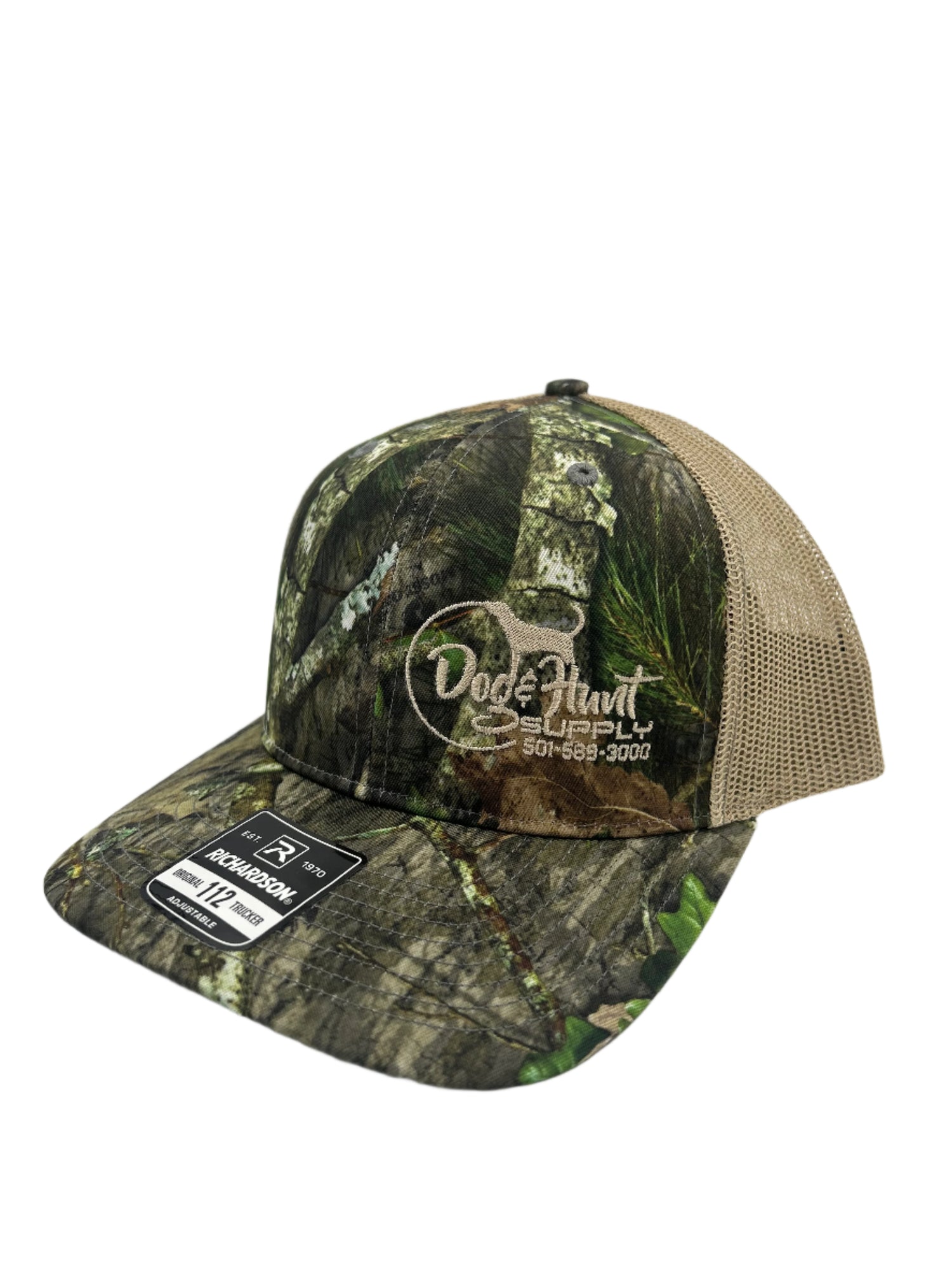 Dog and Hunt Camo w/ Tan Mesh Hat