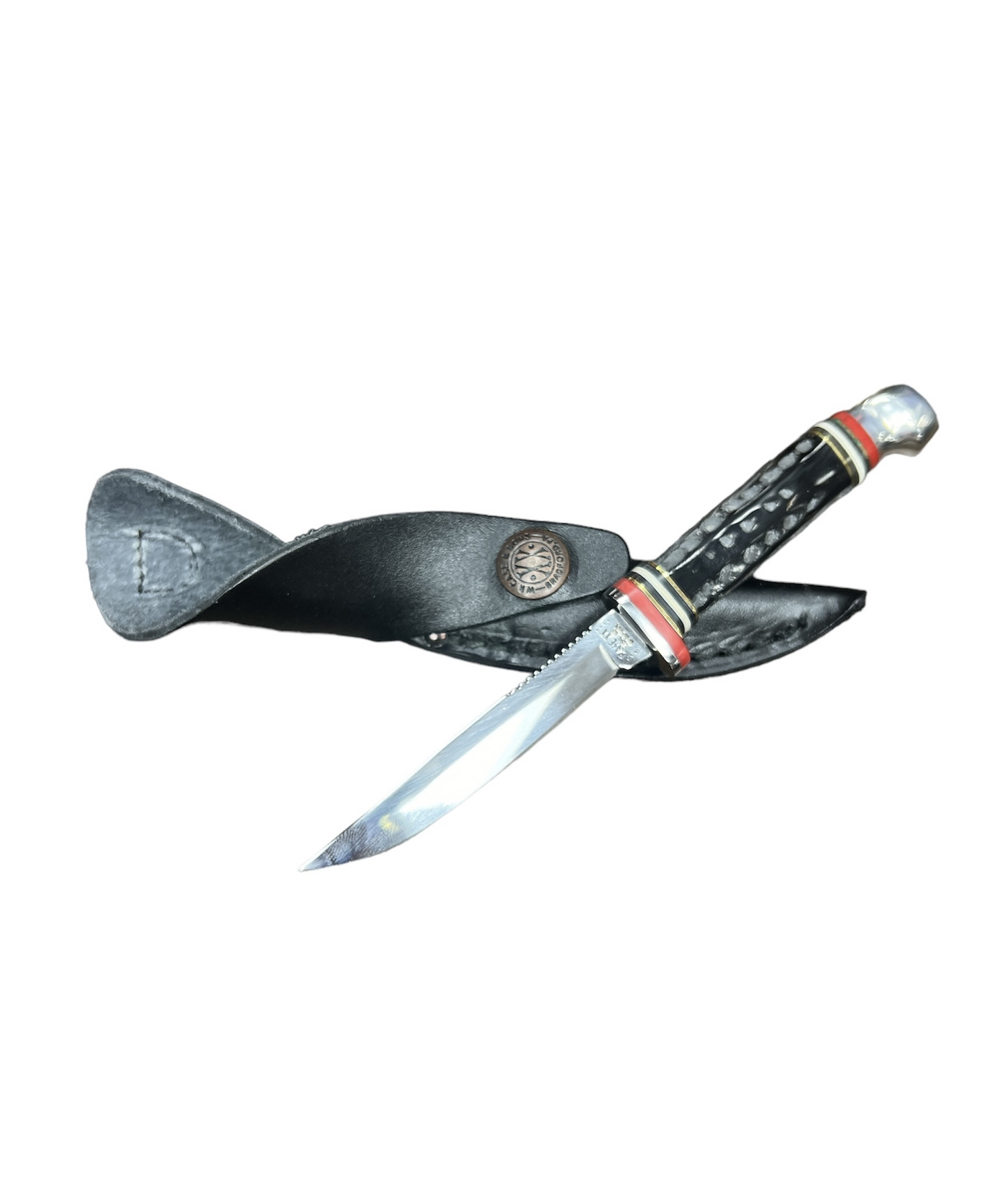 CASE 17916 Buffalo Horn Hunter W/Sheath