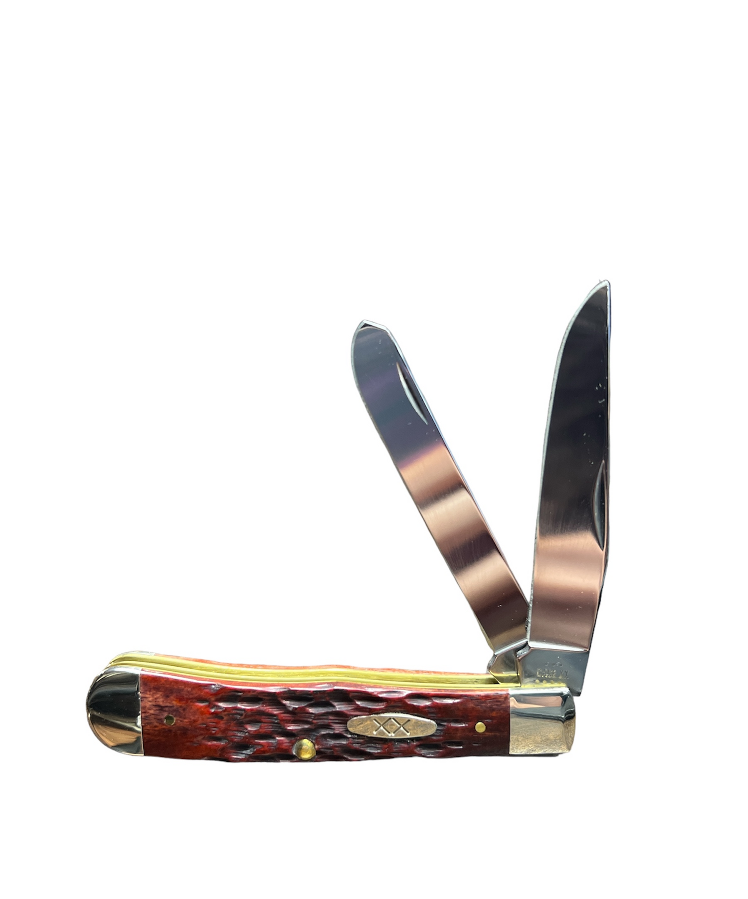 CASE 25130 Mahogany Bone Peach Seed Jig Trapper