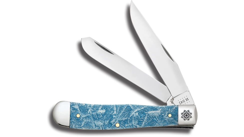 CASE 10597 Christmas Natural Bone Color Wash Trapper