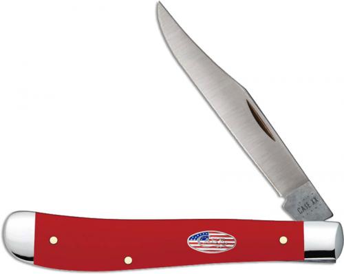 CASE 13459 American Workman Red Synthetic Smooth Slimline Trapper