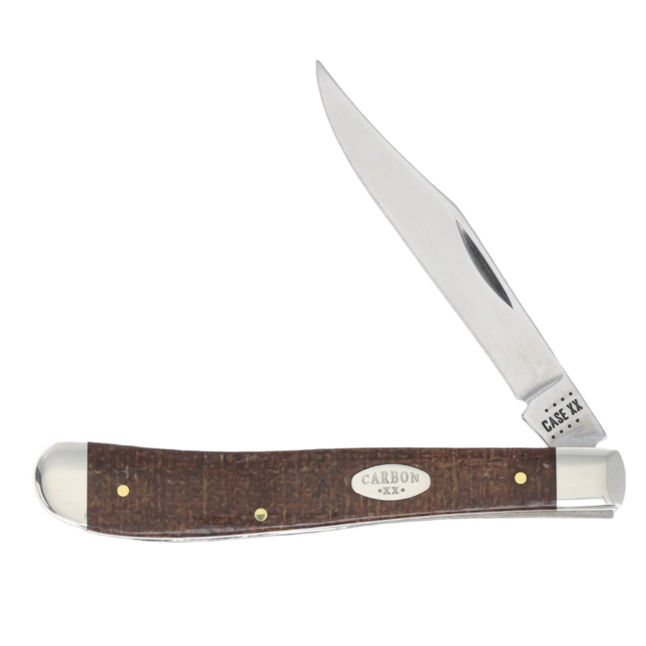 CASE 21937 Natural Burlap Micarta Smooth Slimline Trapper