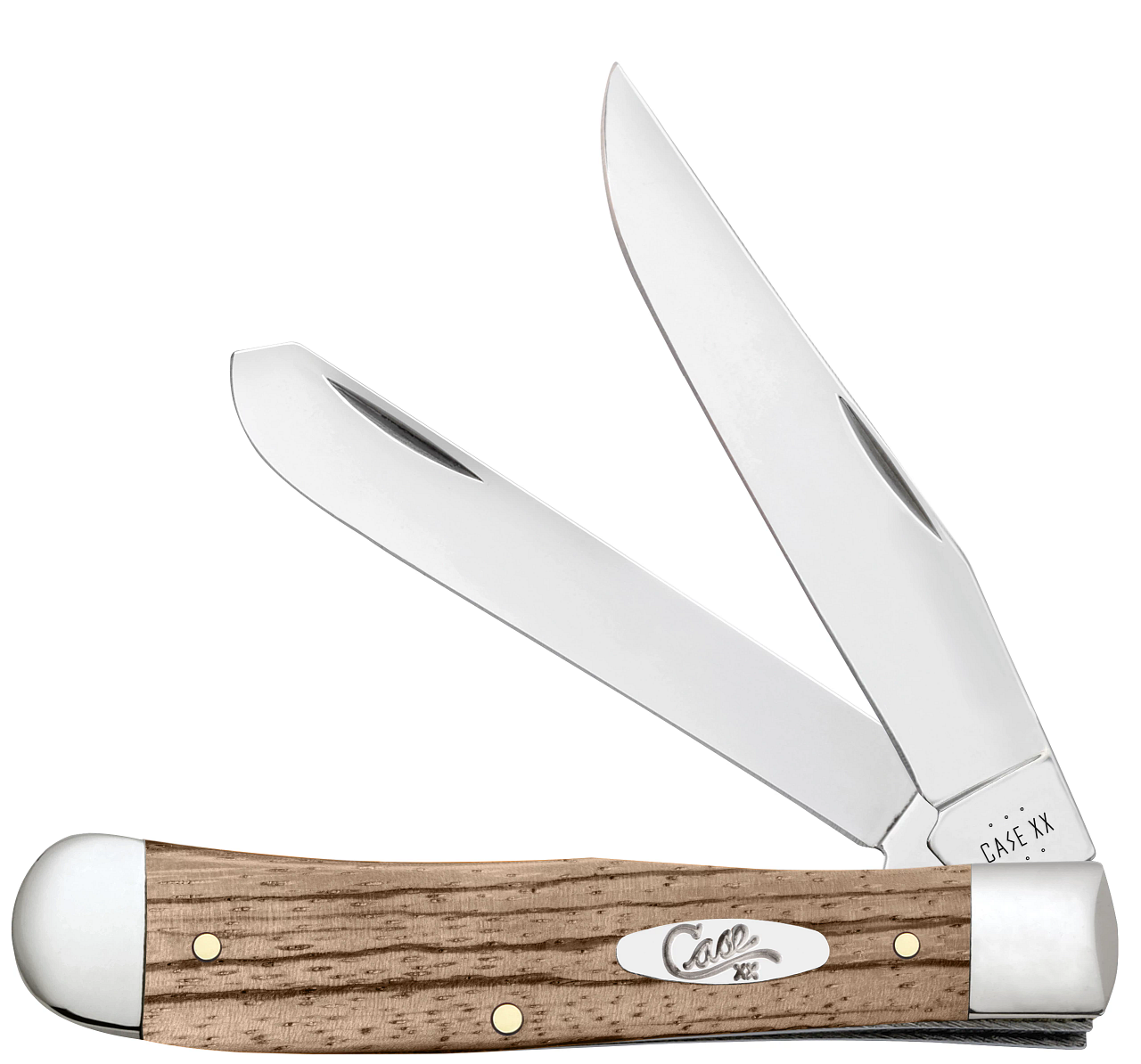 CASE 25141 Natural Zebra Wood Smooth Trapper