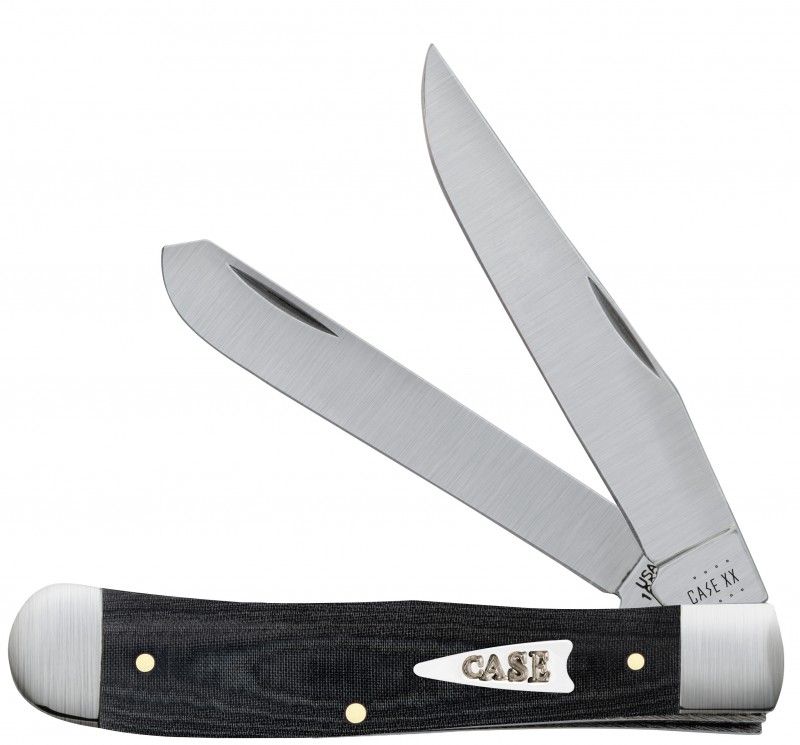 CASE 27730 Black Micarta Smooth Trapper