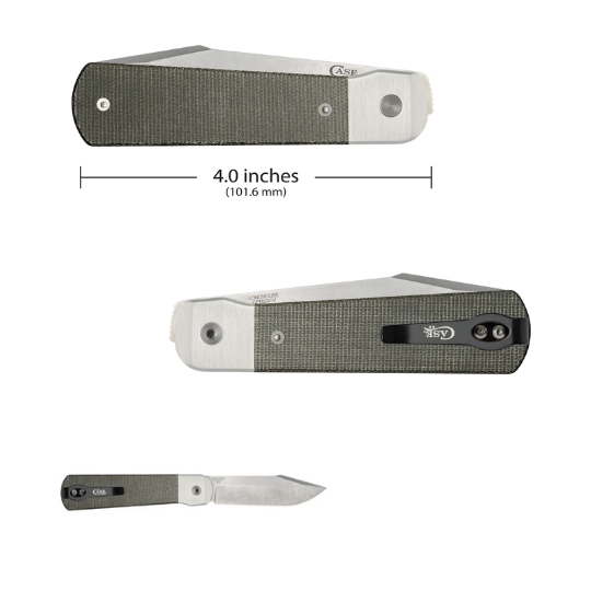 CASE 50911 OD Green Canvas Smooth Longhouse