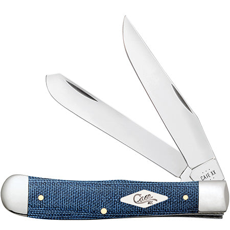 CASE 60510 Blue Denim Canvas Laminate Smooth Trapper