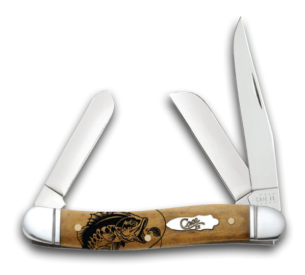 Case AWTC18FH Smooth Antique Bone Fishing Medium Stockman
